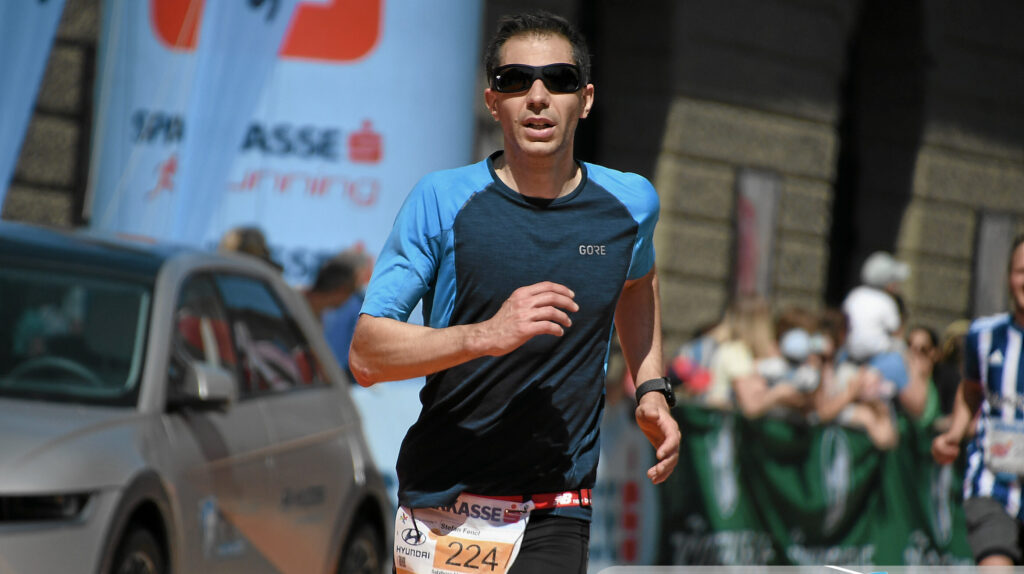 Stefan beim Marathon